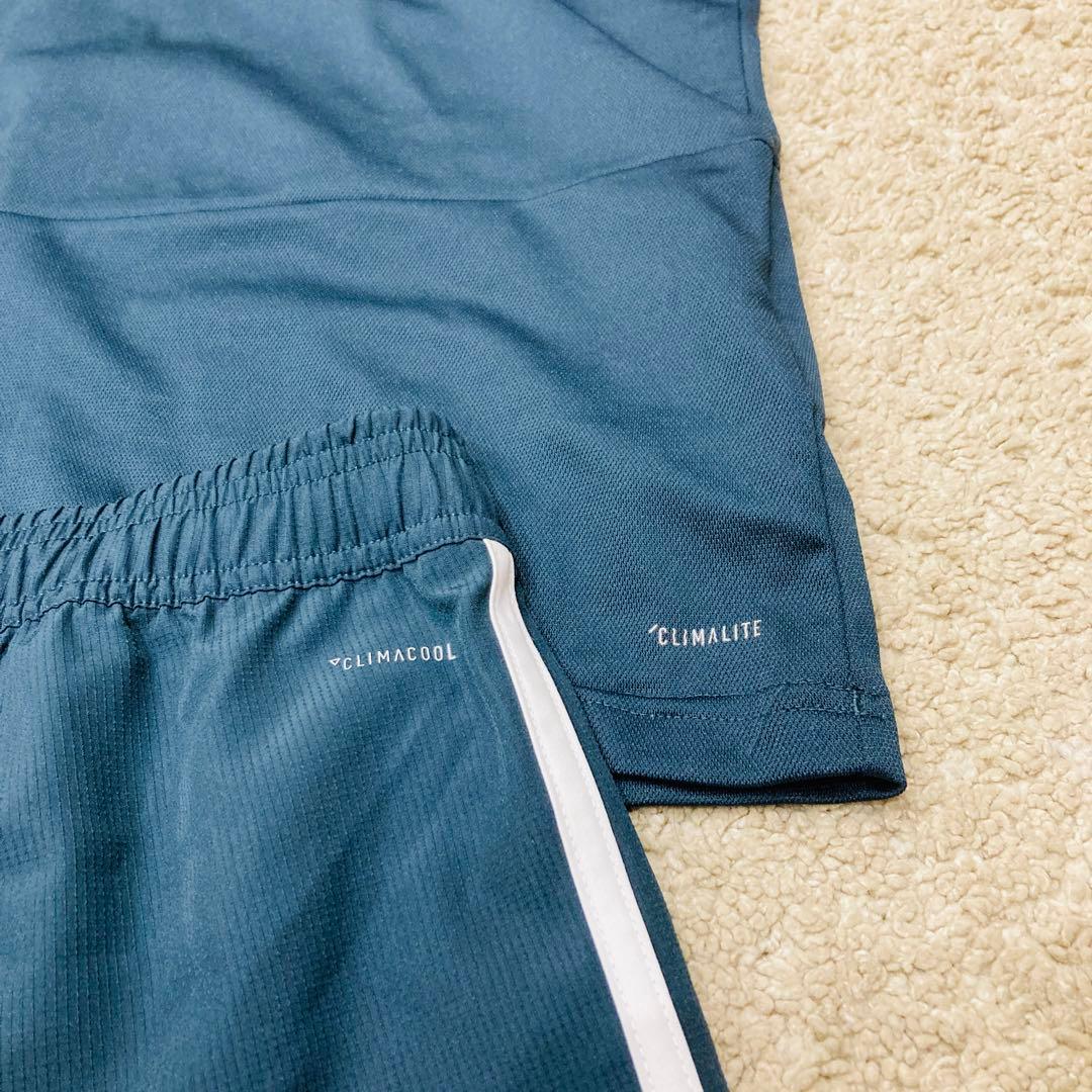 adidas レアルマドリード　ポロシャツ　パンツ　セットアップ　Lサイズ