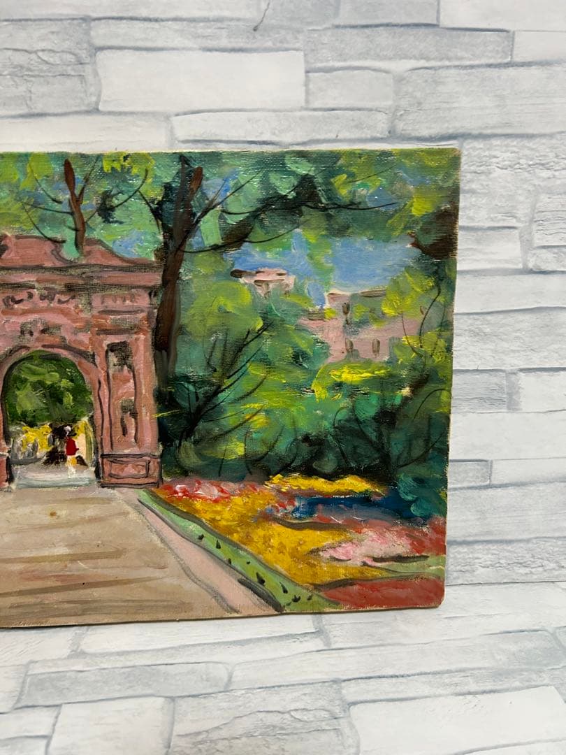 額縁有無は相談可能。T.NISHIGAKI ハイデンベルグの城門　ドイツ　Ｆ４