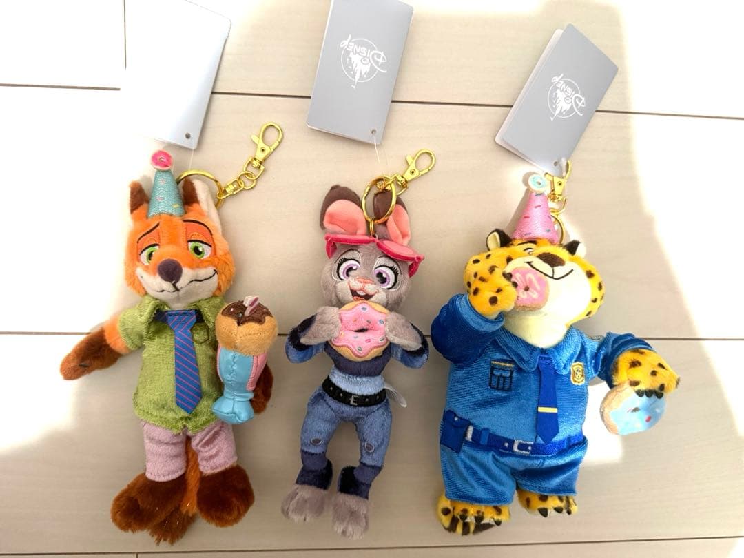 ズートピア ディズニーストア ジュディ ニック クロウハウザー 10周年　3体
