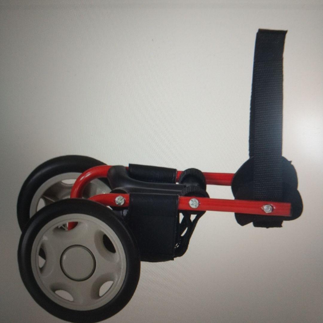 犬用車いす 赤 ミニチュアダックスフンド専用