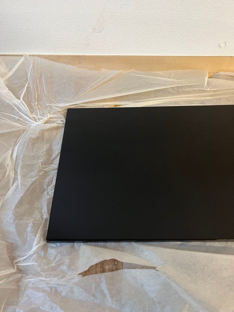 美品 茶道具 輪島塗 黒真塗 長板 炉用 風炉用 壱双 共箱 木製漆器