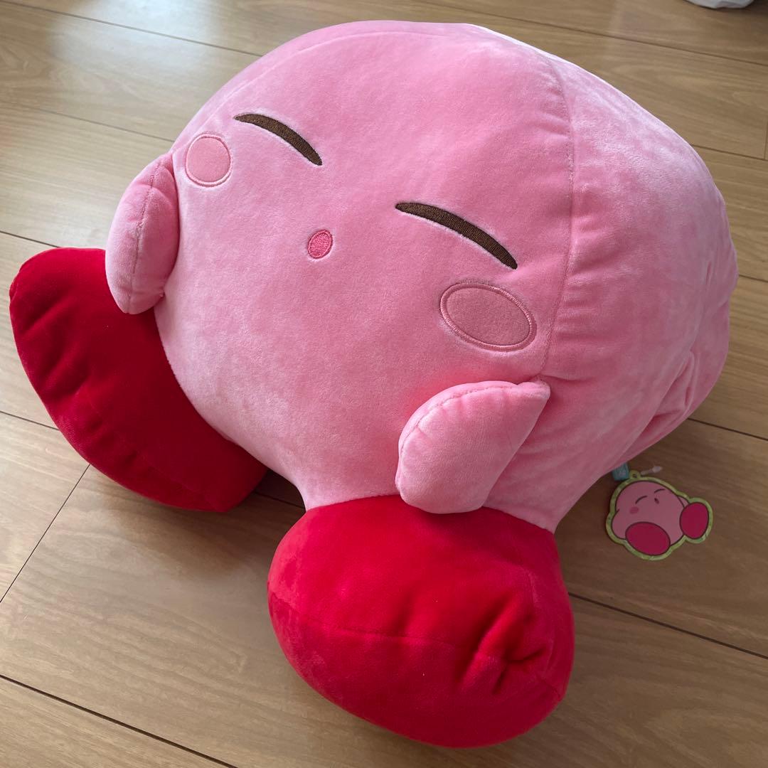 星のカービィ　一緒におひるねクッション　お昼寝　もちもち　ふわふわ　ぬいぐるみ