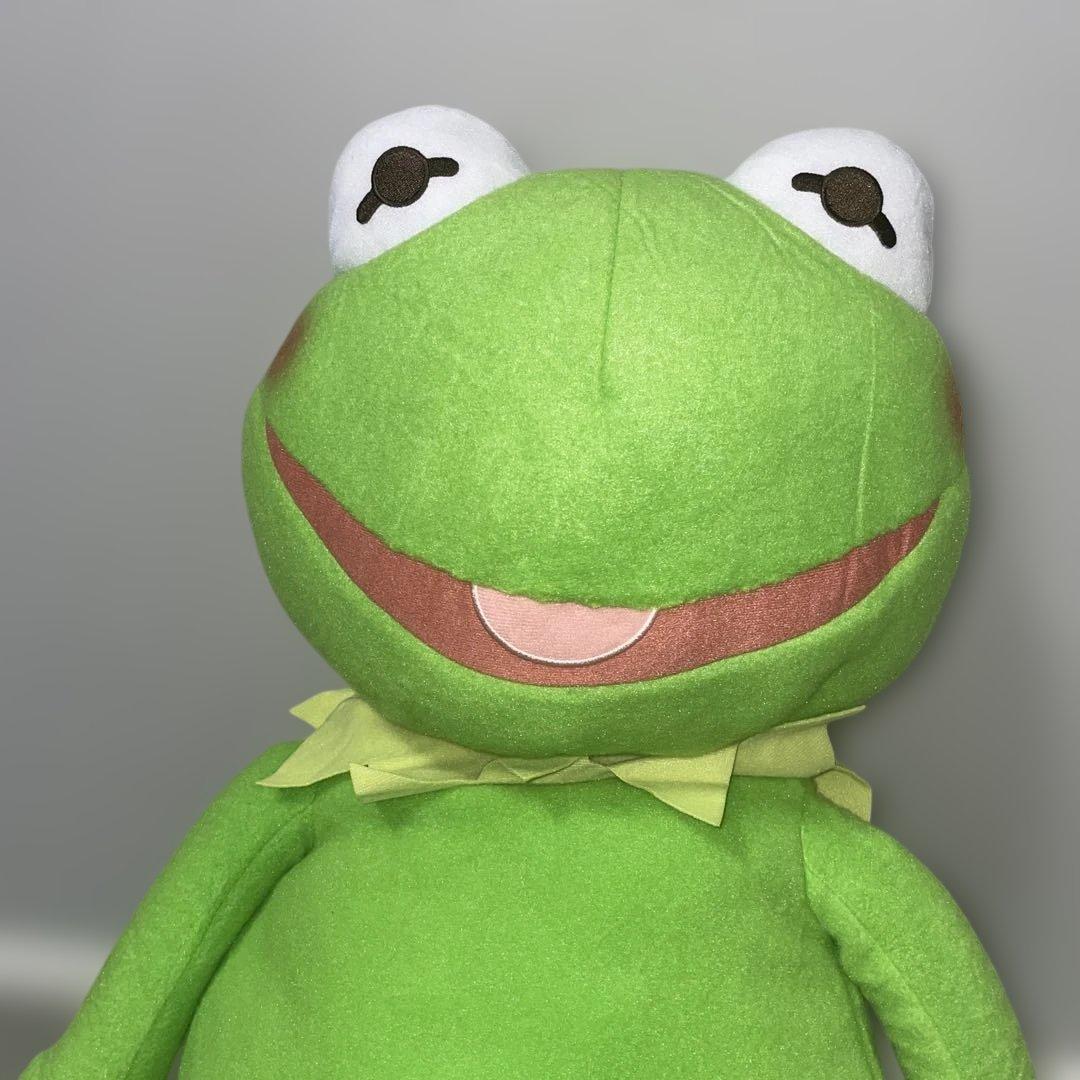 超特大 希少 カーミットぬいぐるみ　② もこふわジャンボ