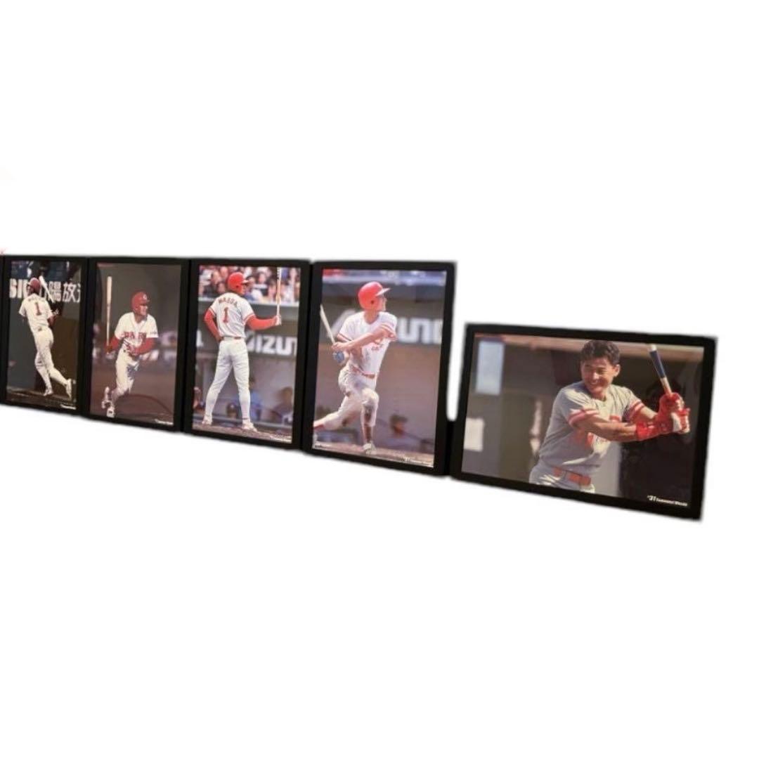【美品】広島東洋カープ 前田智徳氏 A2ポスター 木製額付き５セット