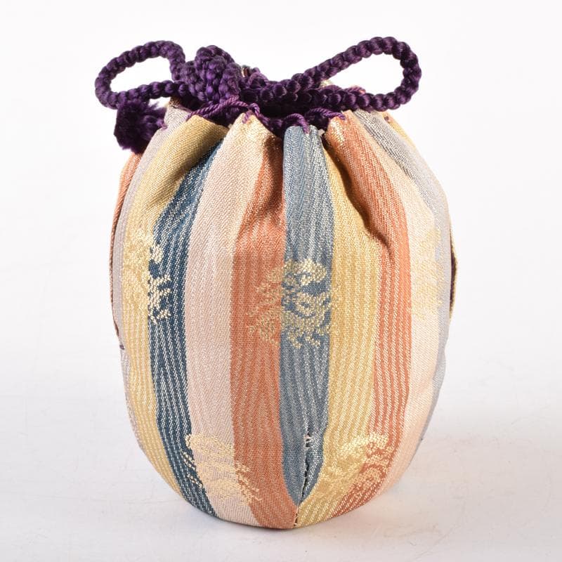 茶道具　尾戸焼　土居庄次造　肩衝茶入　仕覆付　共箱　V　6974