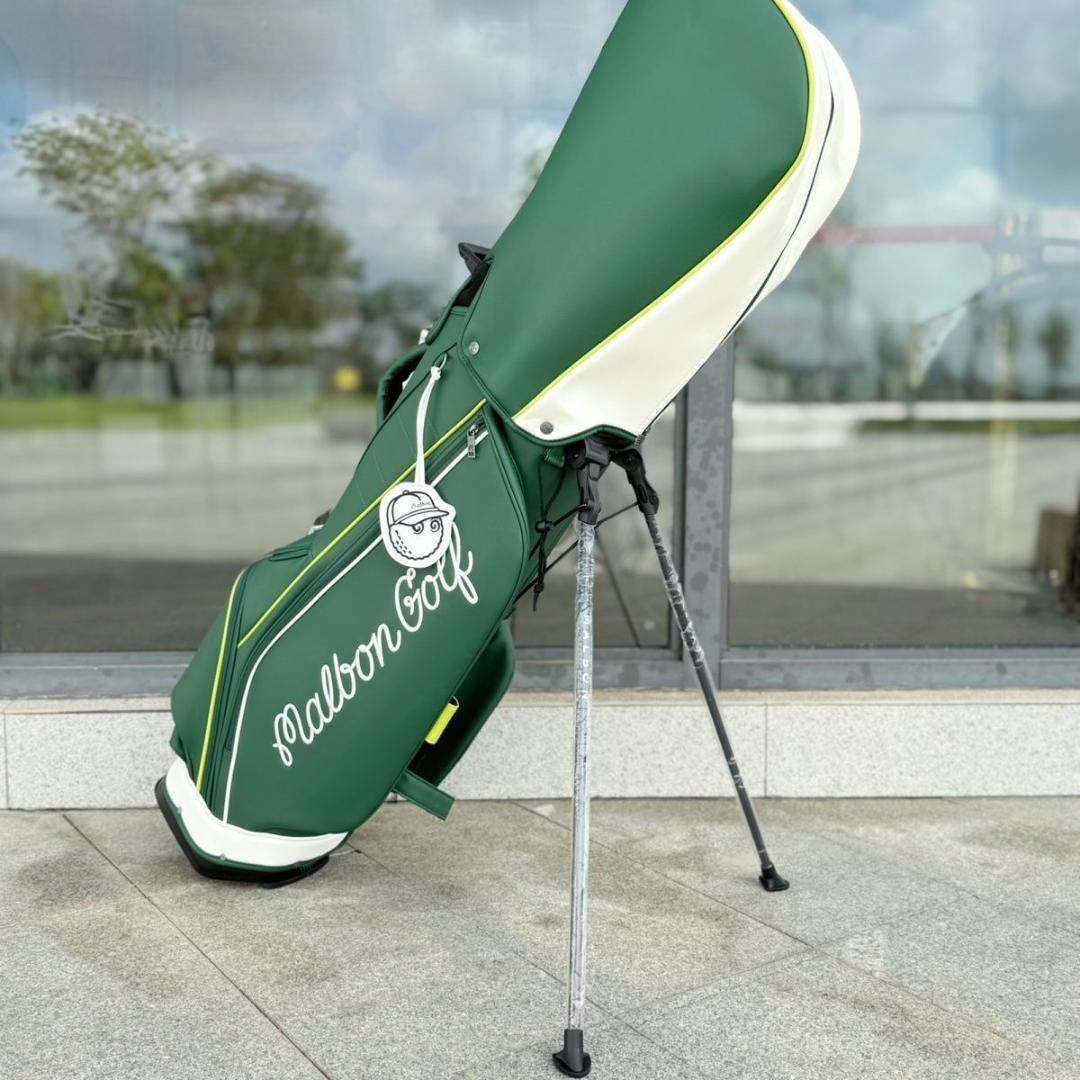 マルボンゴルフ キャディバッグ Malbon Golf　スタンドバッグ 緑色