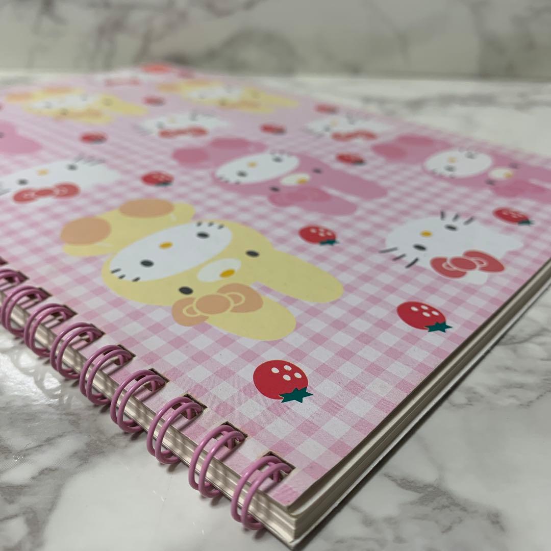 Sanrio ハローキティ 平成レトロ1999年　スパイラルノート B5 うさぎ