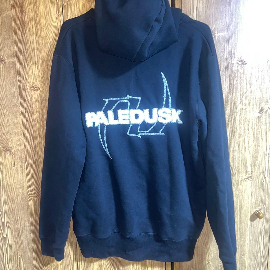 paledusk ロゴジップパーカー　ブラックL