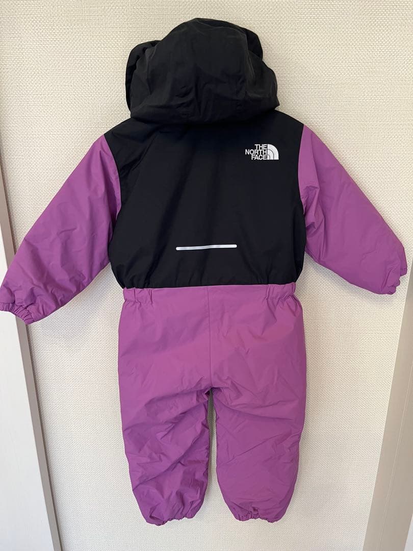 【美品】THE NORTH FACE スキーウェア スノーワンピース100cm