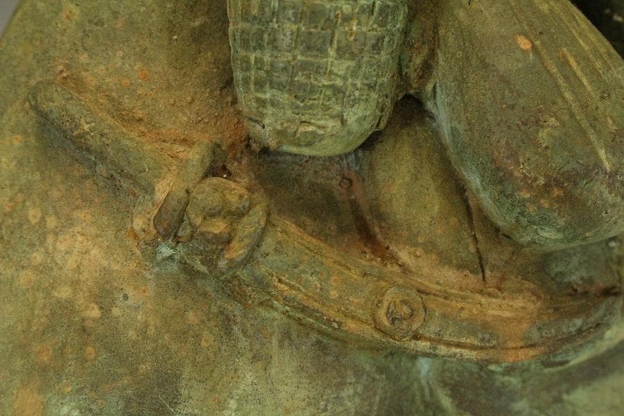 中国美術 青銅 駱駝 置物(LC746)