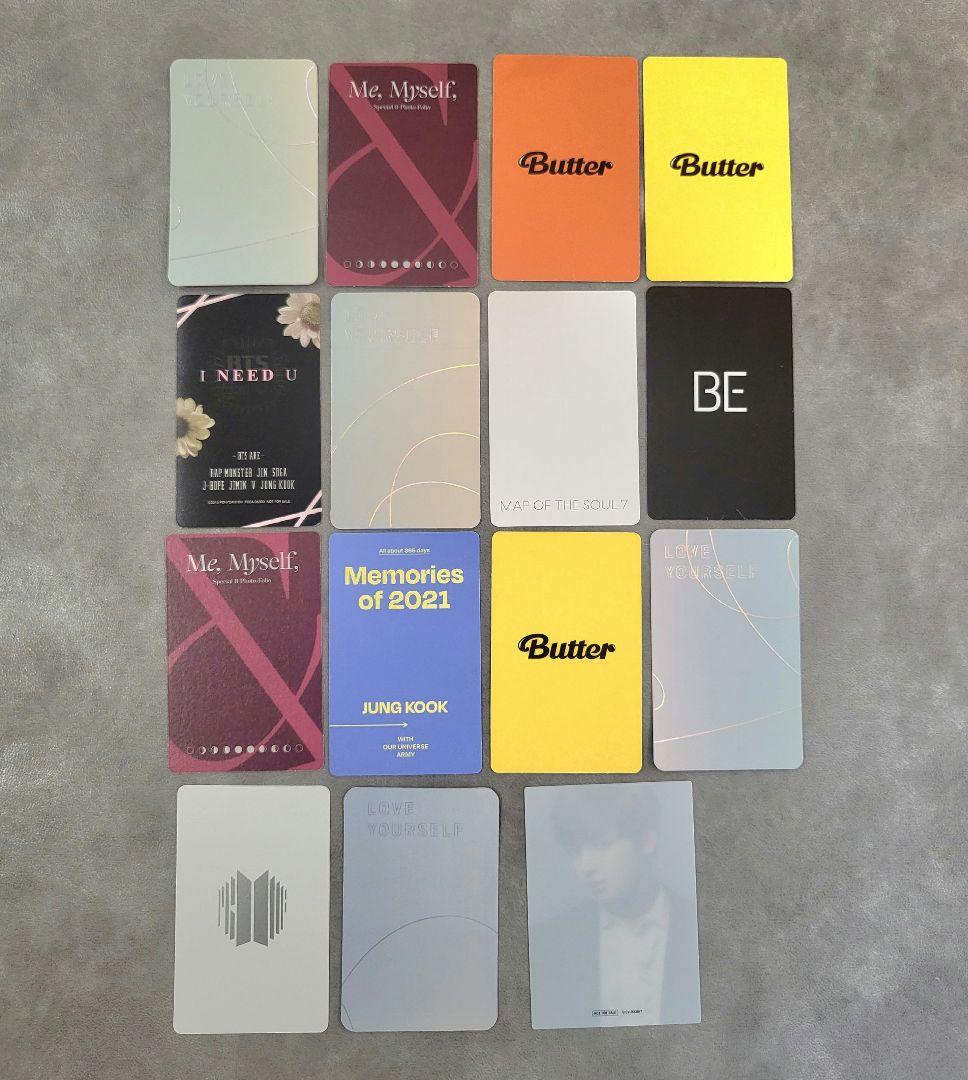 BTS ジョングク グク トレカ フォトカード memories