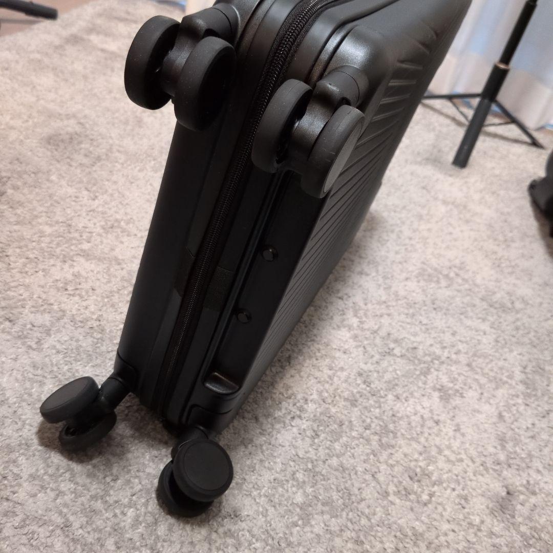 【美品】ブラック　キャリーケース　折りたたみ　機内持ち込み可