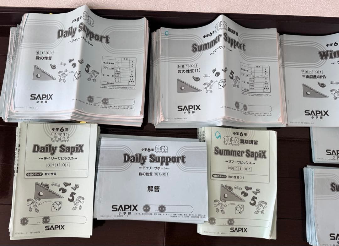 ⭐︎書込み少⭐︎ サピックス6年生　算数フルセット