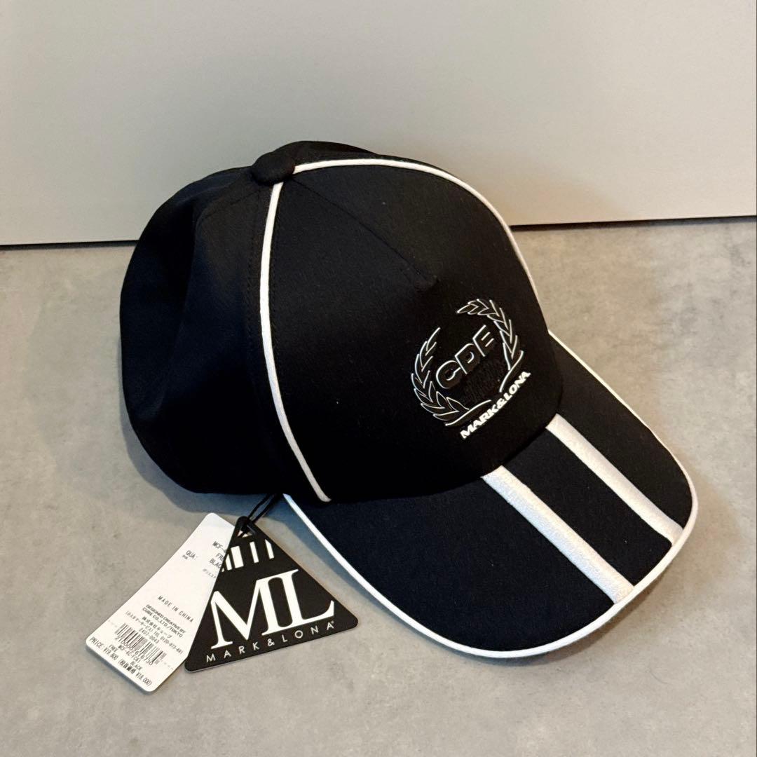新品 ★ MARK&LONA キャップ 帽子 マーク&ロナ ブラック 正規品