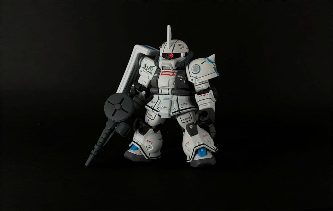 モビルスーツアンサンブル ザクII FS型(シン・マツナガ専用機)全塗装 完成品