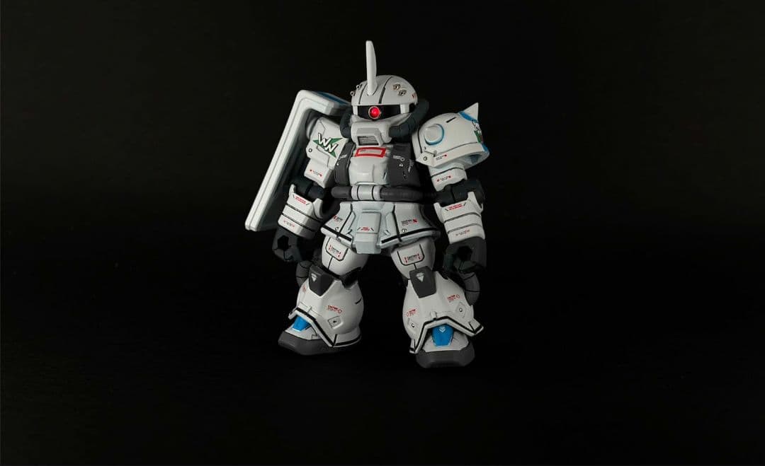 モビルスーツアンサンブル ザクII FS型(シン・マツナガ専用機)全塗装 完成品