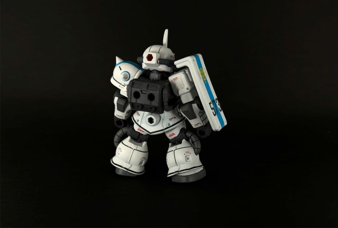 モビルスーツアンサンブル ザクII FS型(シン・マツナガ専用機)全塗装 完成品