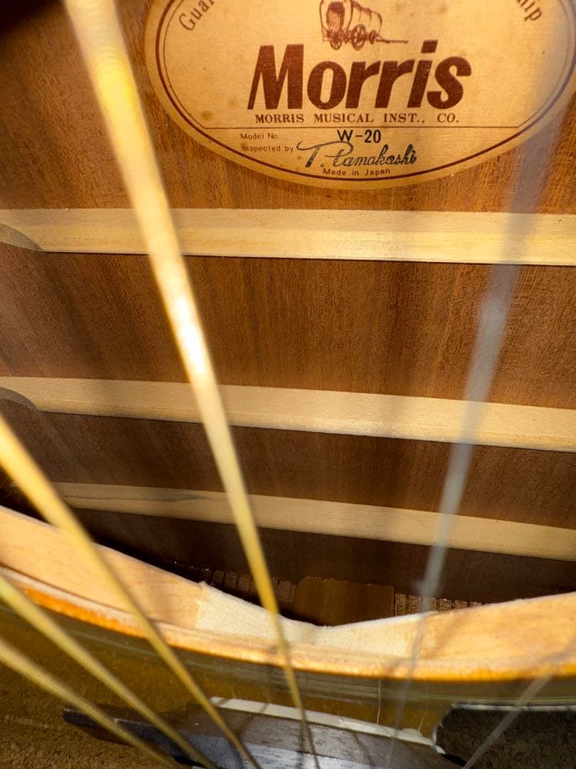 MORRIS　W-20　70’s ジャパンヴィンテージ　アコースティックギター