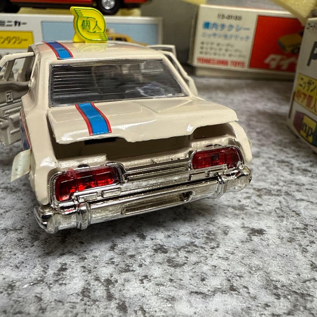 ダイヤペット　タクシー四種　日産セドリック　ニュークラウン