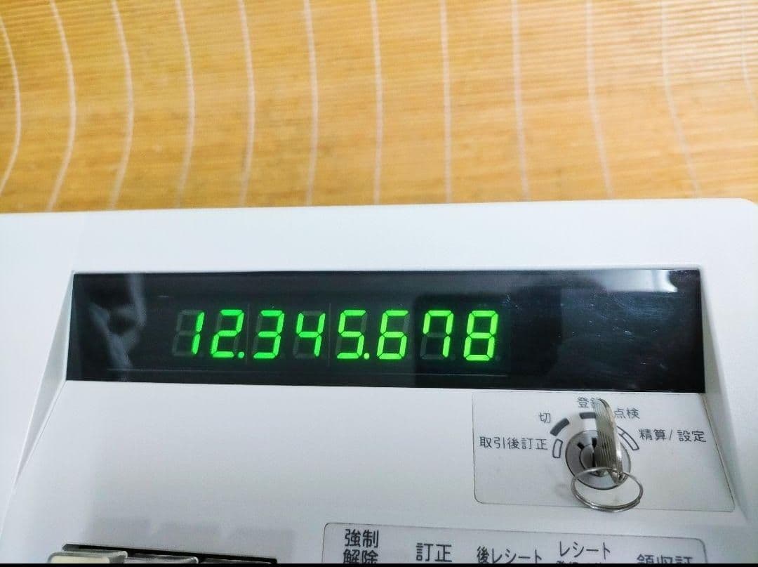 美品シャープレジスター　XE-A147　PC連携　357147