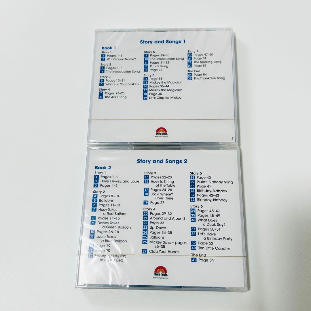 【新品】未開封未使用DWEディズニーワールドイングリッシュファミリーCD全20枚