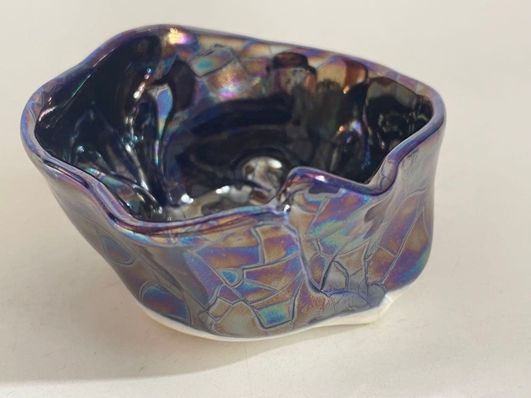 陶芸家　美術家　伊藤公象　酒器　酒杯　器　pearl blue 箱なし