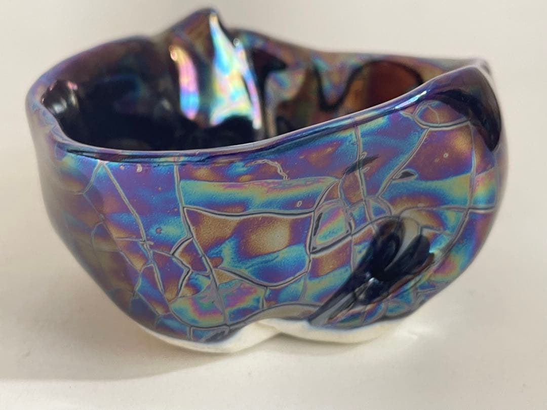 陶芸家　美術家　伊藤公象　酒器　酒杯　器　pearl blue 箱なし