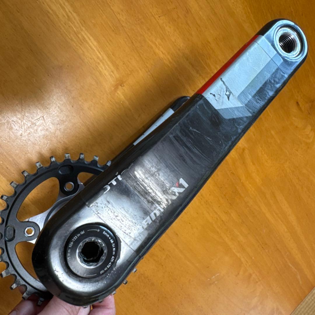 SRAM XX1 軽量 カーボン クランク GXP ナローワイドギヤ32t