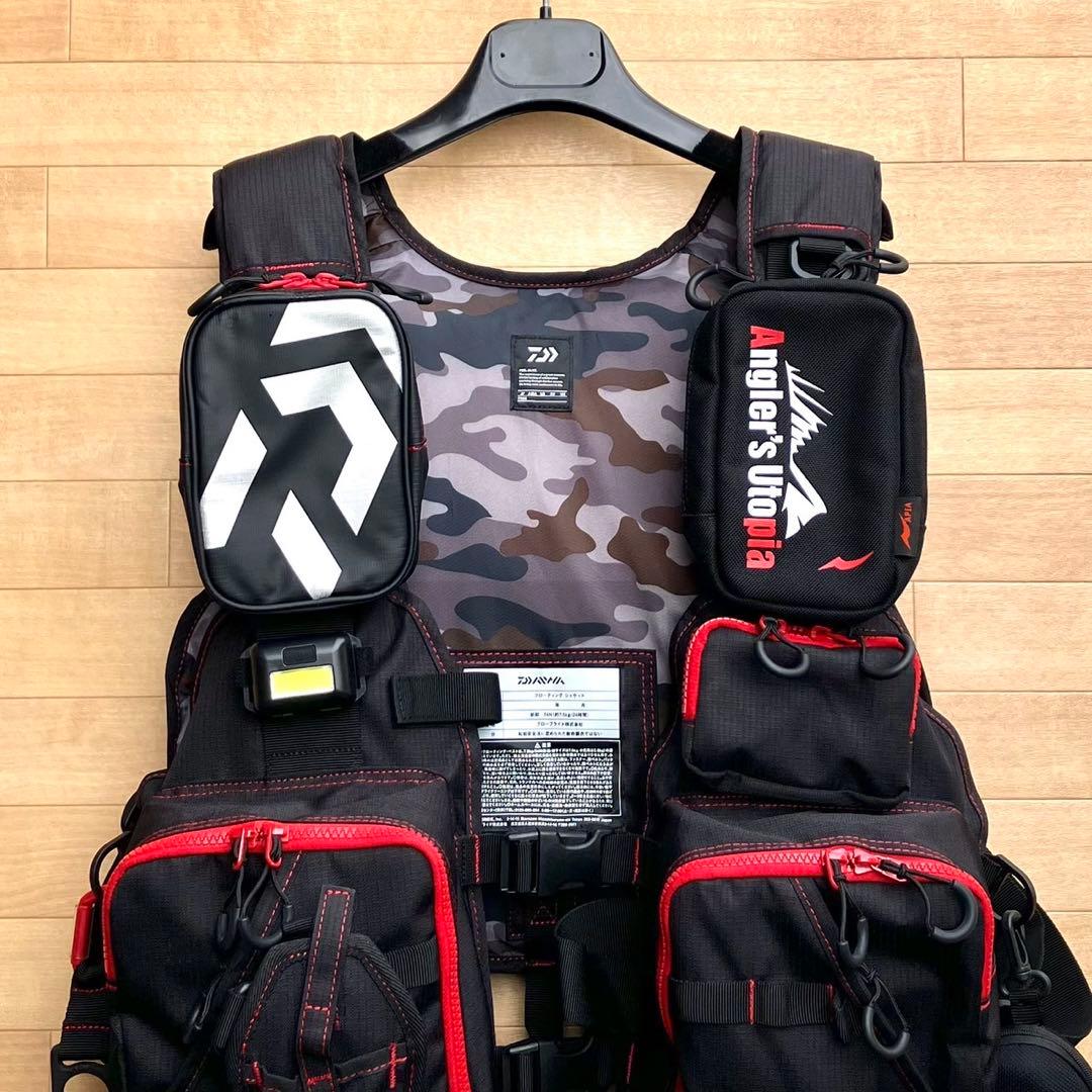 美品 ダイワ フローティングベスト ライフジャケット フロートゲームベスト