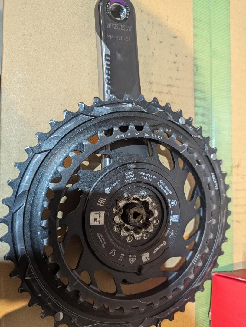 SRAM RED クランクセット　パワーメータ