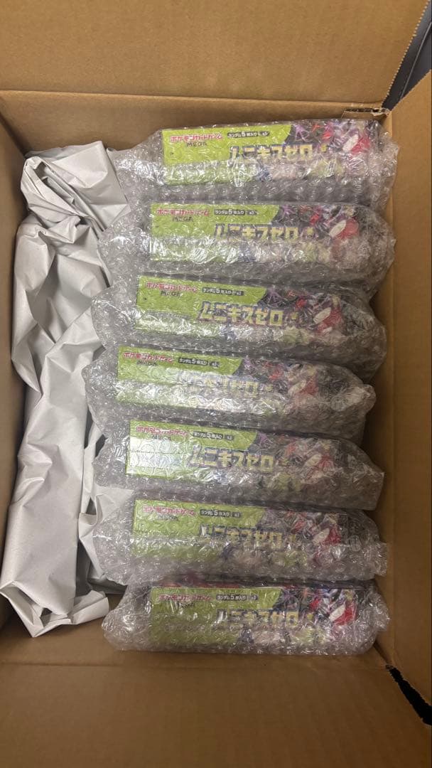 【新品未開封】【シュリンク付き】ポケモンカード ムニキスゼロ 7BOX(7箱)