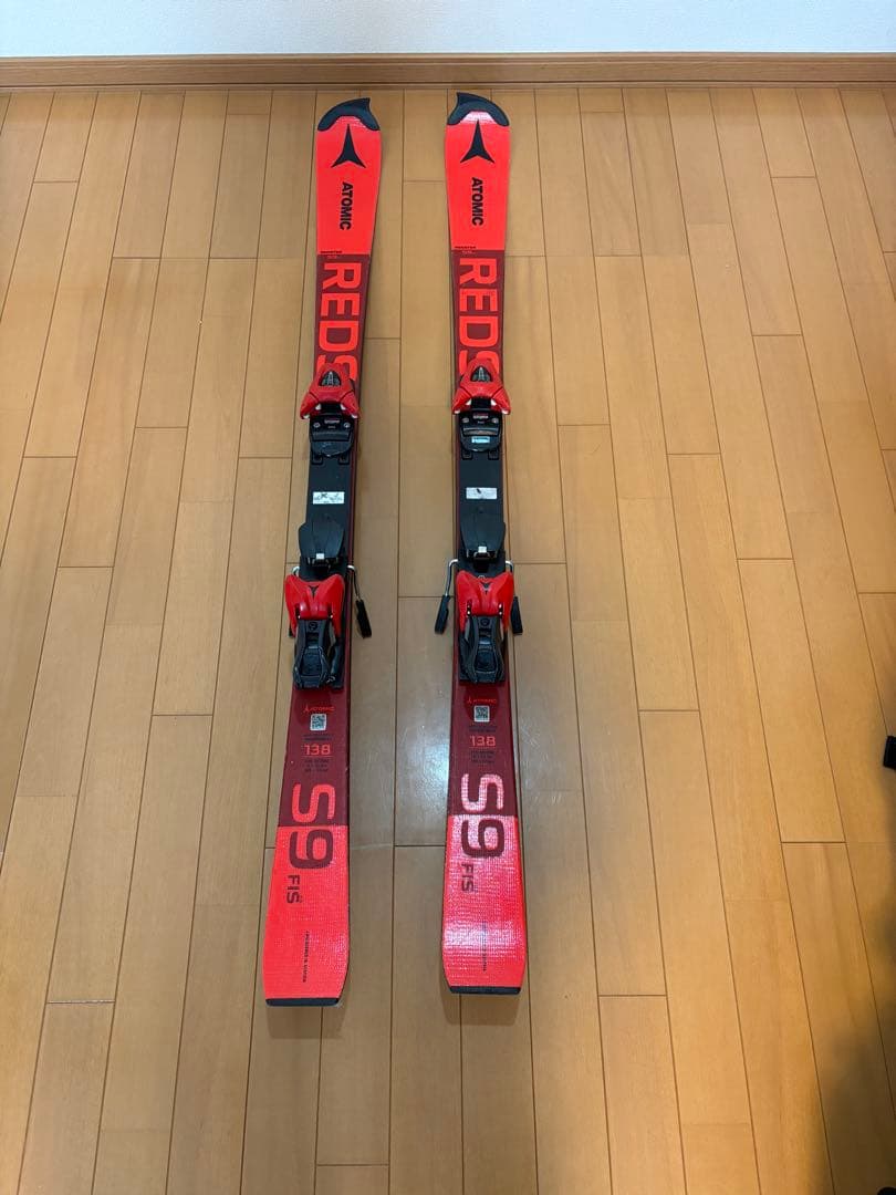Atomic S9 FIS スキー板 138cm 赤