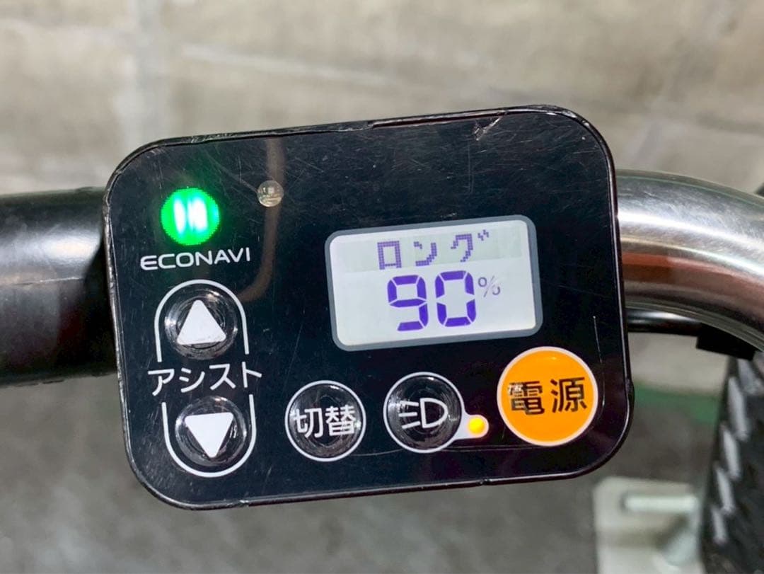 電動自転車　パナソニック　ビビDX 26インチ シルバー　№6114