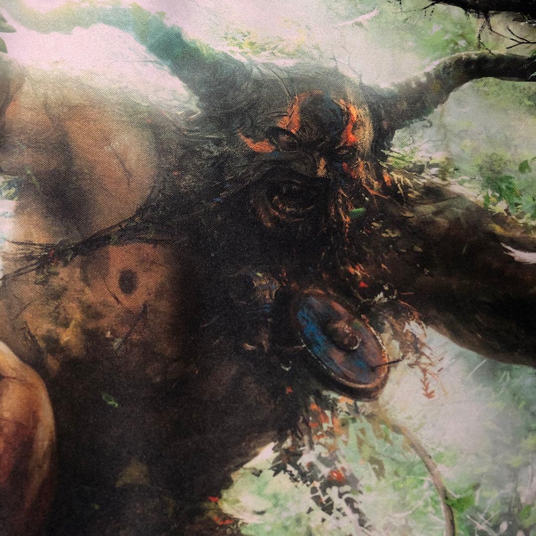 mtg プレイマット 原始のタイタン