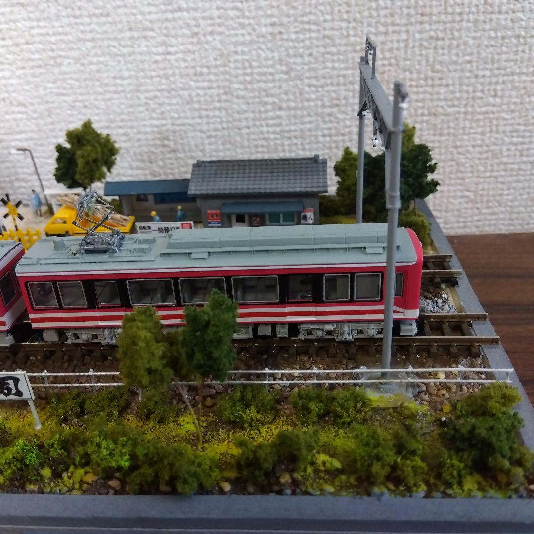 箱根登山鉄道ベルニナ号　鉄道模型　クリアケース付