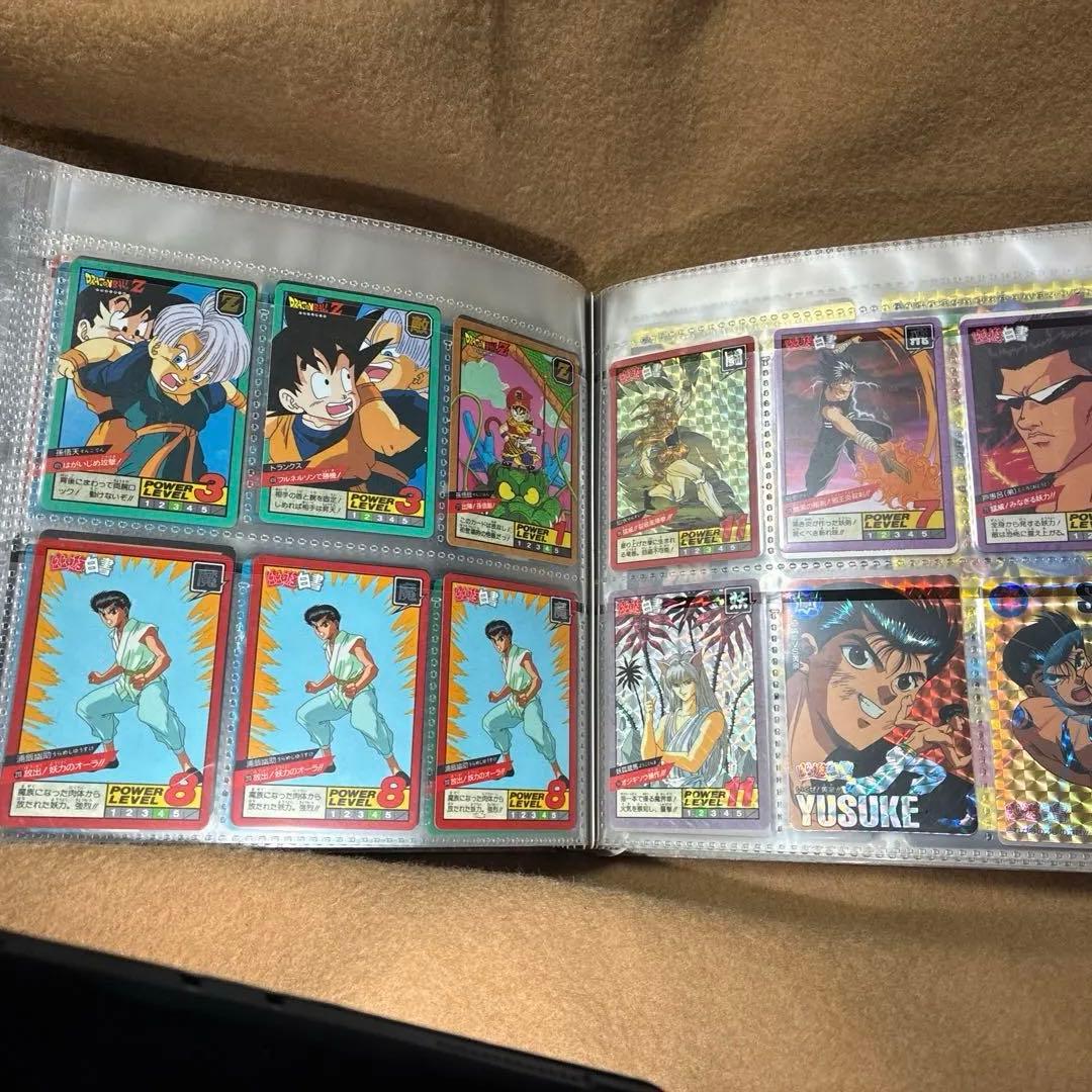 【完全未剥がし】DB ガンダム スラムダンク幽遊白書 カードダス ワンオーナー品