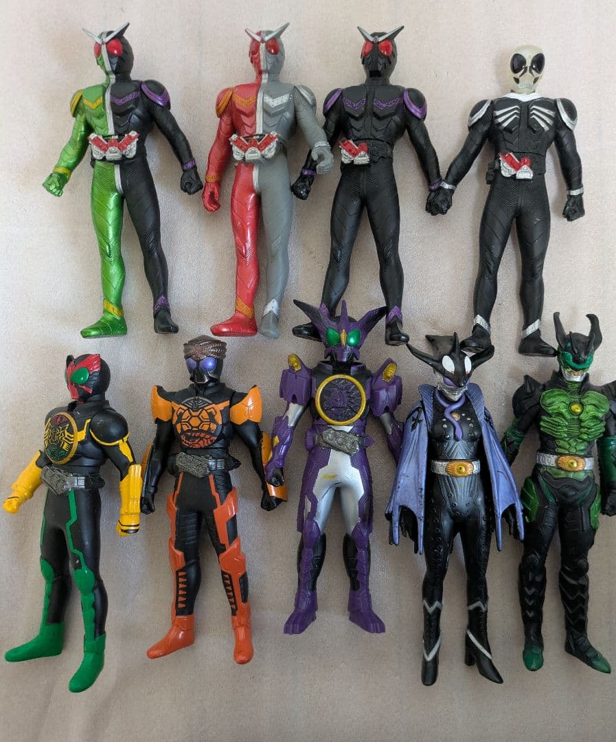 仮面ライダー ソフビ フィギュア 149個 まとめ