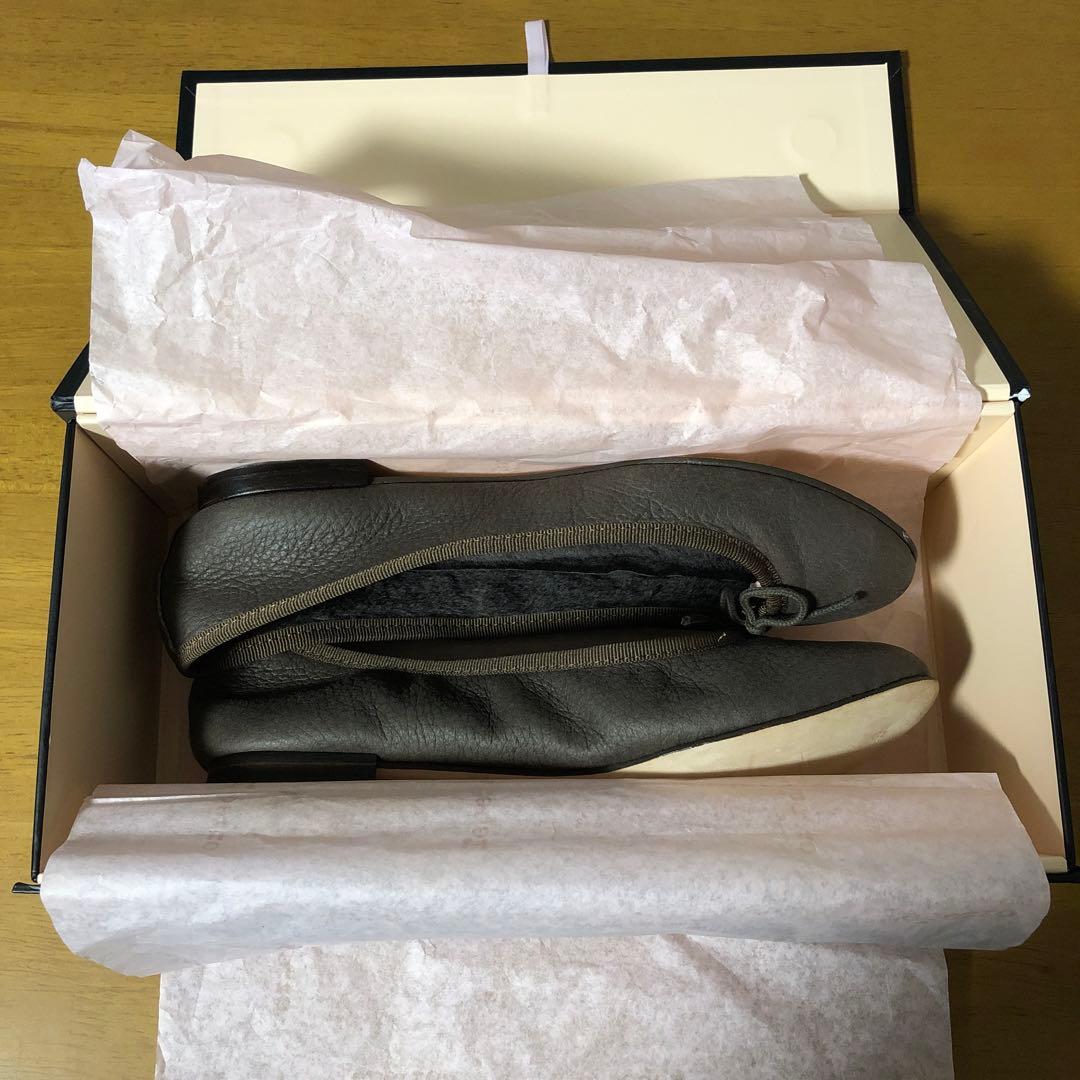 新品未使用【レア 】レペットバレエシューズ37羊革