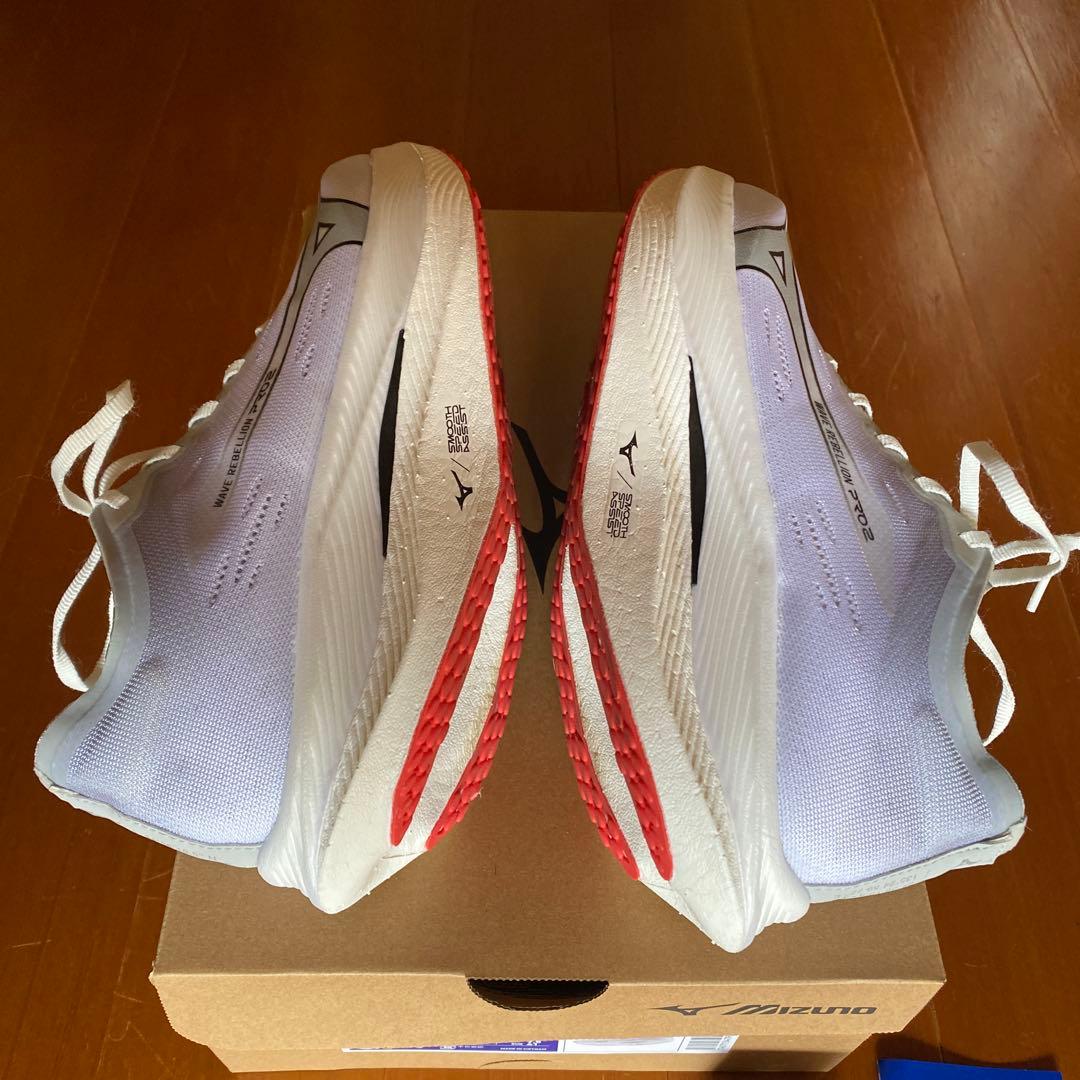 Mizuno WAVE REBELLION PRO 2 26.5cmプレート入り