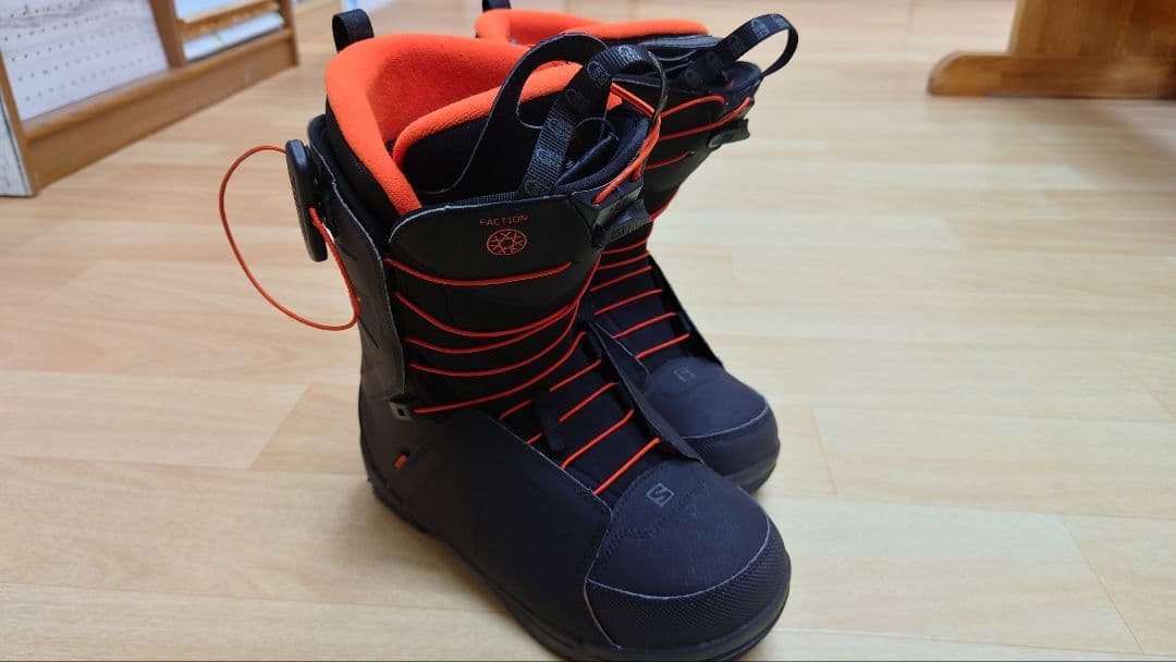 ＊美品Salomon 　FACTION スノーボードブーツ 黒サイズ26.5cm
