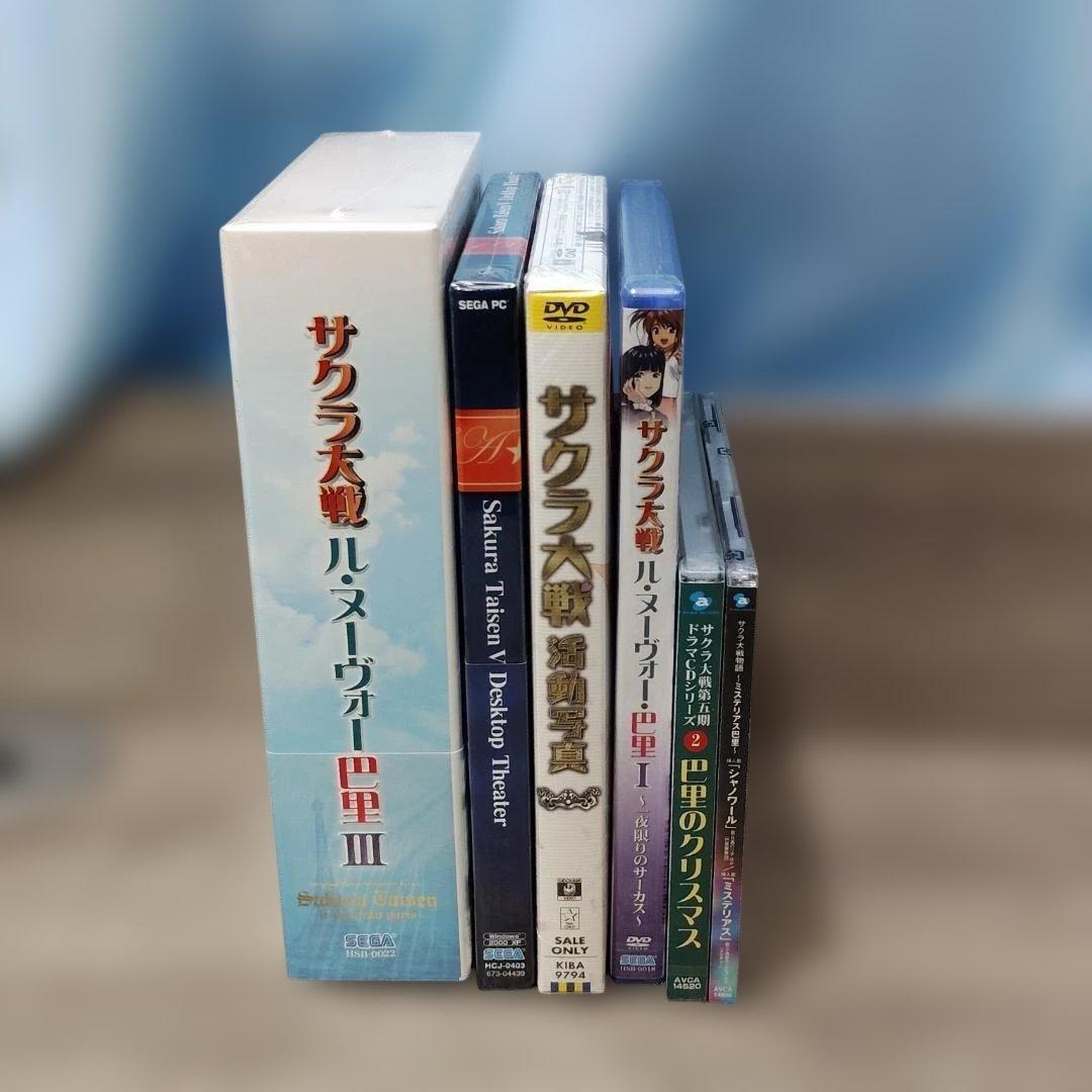 【グッズ】 サクラ大戦 DVD 等 活動写真 巴里 CD デスクトップアクセサリ