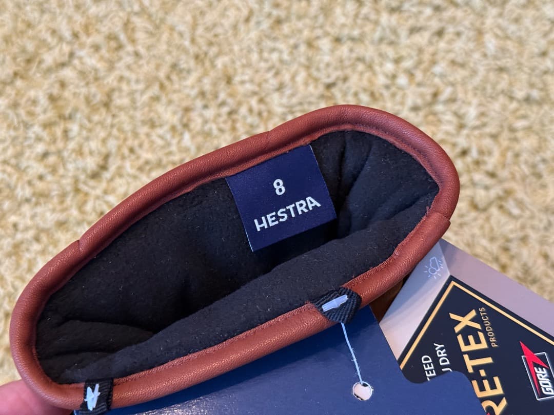 値下げ！新品！HESTRA 3-Finger 【GORE-TEX】 サイズ８