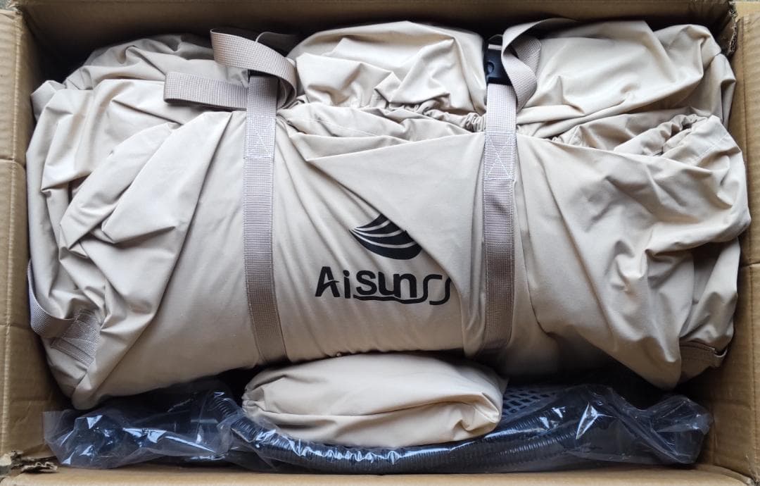 エアーテント インフレータブルテント 3~4人用 収納コンパクト&かんたん設営