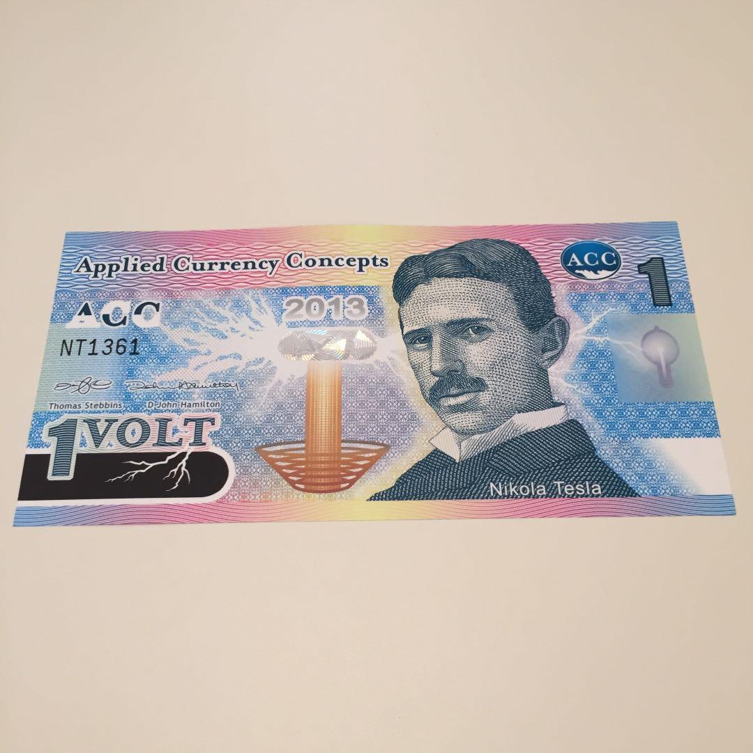 未使用 ニコラテスラ紙幣 3枚セット Nikola Tesla フリーエネルギー