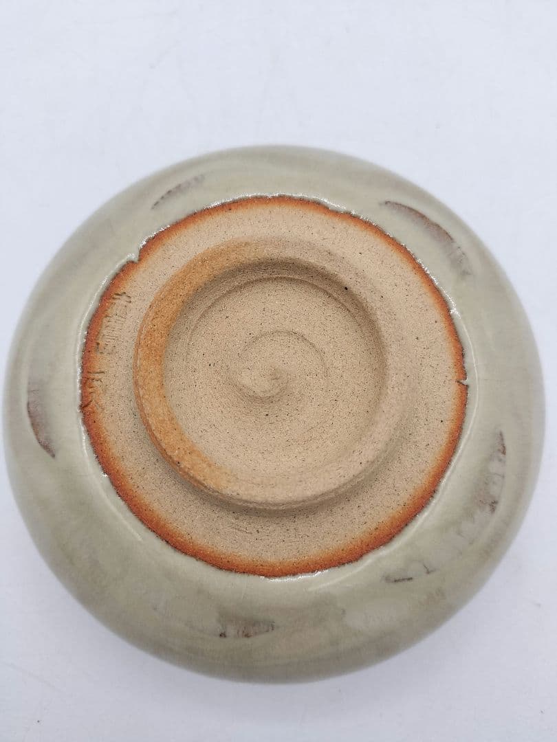 c580 旅茶碗 赤虜焼 八代目正人　大塩正義 木箱 茶道具 古物