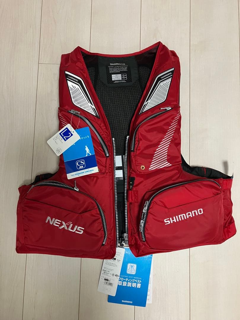 SHIMANO NEXUS ライフジャケット L2 レッド