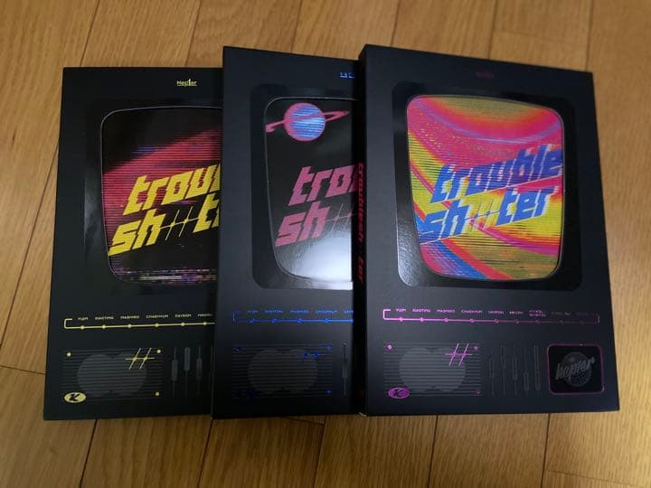 kep1er trouble shooter開封済アルバム2種　ID・チップ付き