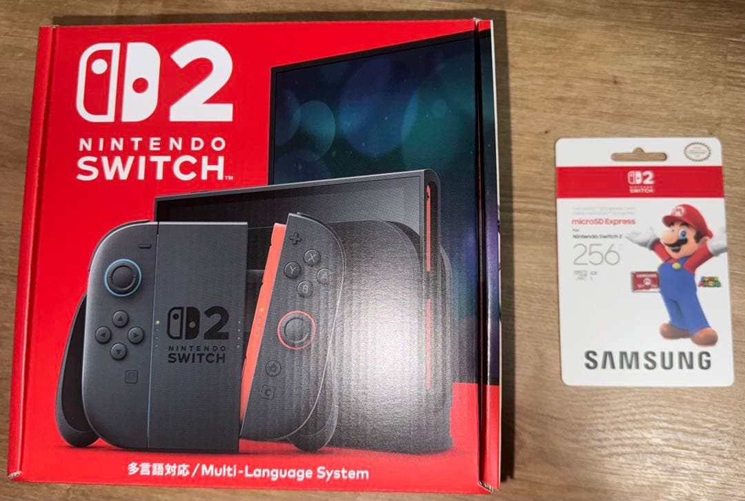 Nintendo Switch 2 多言語版+ 256GB microSDカード