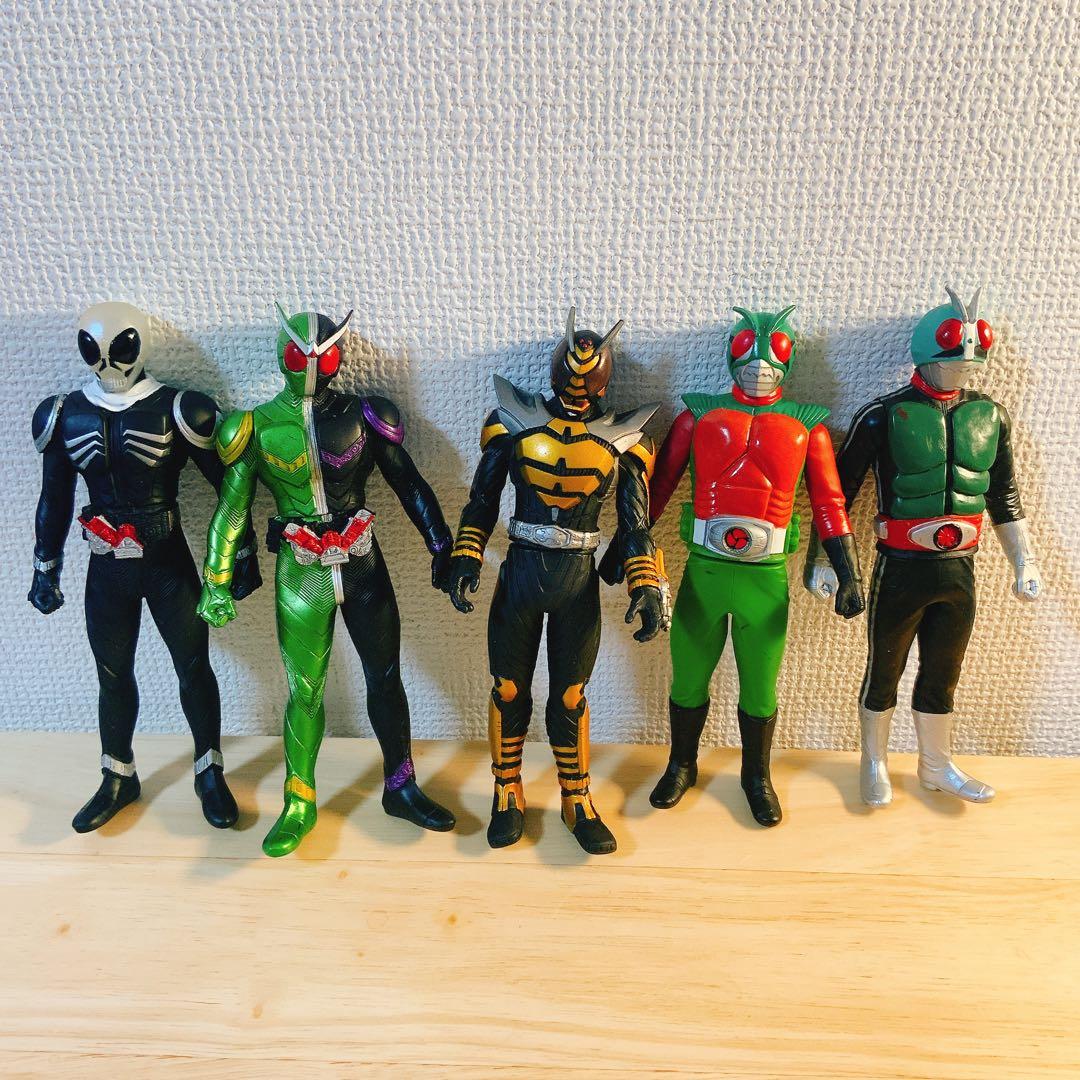 中古レアソフビ38体（仮面ライダーシリーズ36体・戦隊シリーズ2体）のまとめ売り