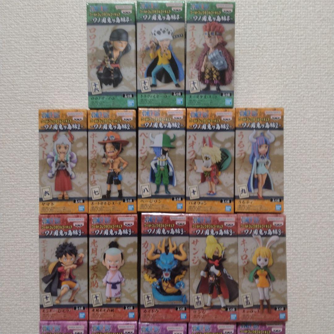 ワンピースワーコレ　ワノ国鬼ヶ島編28体まとめ売り